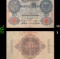 1910 Imperial Germany 20 Mark Note P: 40B Grades vf+