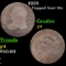 1832 Capped Bust Dime 10c Grades g, good