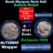 Buffalo Nickel Shotgun Roll in Old Bank Style 'Abbott Coin Counter AutoMat' Wrapper 1936 & D Mint En