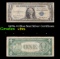 1935a $1 Blue Seal Silver Certificate Grades vf+