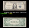 1935G $1 Blue Seal Silver Certificate Grades vf+