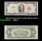 1953 $2 Red Seal United States Note Grades vf+