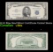 1953 $5 Blue Seal Silver Certificate United States Note Grades vf+