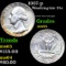 1937-p Washington Quarter 25c Grades GEM Unc