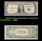 1935G $1 Blue Seal Silver Certificate Grades vf+