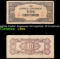1942 Philippines Under Japanese Occupation 10 Centavos Note P: 104B Grades vf+
