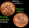 1952-p Lincoln Cent 1c Grades GEM+ Unc RD