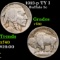 1913-p TY I Buffalo Nickel 5c Grades vf++