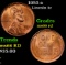 1953-s Lincoln Cent 1c Grades GEM+ Unc RD