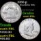 1950-p Franklin Half Dollar 50c Grades GEM FBL