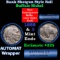 Buffalo Nickel Shotgun Roll in Old Bank Style 'Abbott Coin Counter AutoMat' Wrapper 1935 & s Mint En
