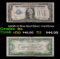 1928B $1 Blue Seal Silver Certificate Grades f+