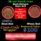 Mixed small cents 1c orig shotgun roll, 1927-p Lincoln Cent, Wheat Cent other end, Coca Cola Brandt