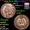 ***Auction Highlight*** 1871 Indian Cent 1c Graded au58+ BY SEGS (fc)