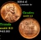 1954-d Lincoln Cent 1c Grades GEM+ Unc RD