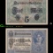 1917 Imperial Germany 5 Mark Note P: 56A Grades vf+