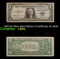 1957 $1 Blue Seal Silver Certificate Fr-1619 Grades vf+