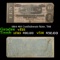 1864 $10 Confederate Note, T68 Grades vf+