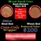 Mixed small cents 1c orig shotgun roll, 1941-s Lincoln Cent, Wheat Cent other end, Coca Cola Brandt