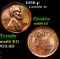 1958-p Lincoln Cent 1c Grades GEM+ Unc RD