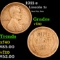 1911-s Lincoln Cent 1c Grades vf++