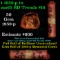 Shotgun Lincoln 1c roll, 1959-p 50 pcs Vintage Steel Strong Wrapper.
