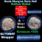 Buffalo Nickel Shotgun Roll in Old Bank Style 'Abbott Coin Counter AutoMat' Wrapper 1928 & p Mint En