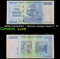 2008 Zimbabwe 1 MIllion Dolalr Note P: 77 Grades Choice AU/BU Slider