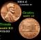 1964-d Lincoln Cent 1c Grades Gem+ Unc RD