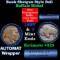 Buffalo Nickel Shotgun Roll in Old Bank Style 'Abbott Coin Counter AutoMat' Wrapper 1937 & p Mint En