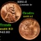 1951-d Lincoln Cent 1c Grades GEM+ Unc RD