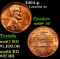 1964-p Lincoln Cent 1c Grades GEM++ RD