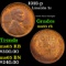 1918-p Lincoln Cent 1c Grades GEM Unc RB