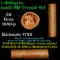 Shotgun Lincoln 1c roll, 1980-p 50 pcs Brandt Wrapper.