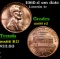 1960-d sm date Lincoln Cent 1c Grades GEM+ Unc RD