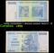 2008 Zimbabwe 1 MIllion Dollar Note P: 77 Grades vf++