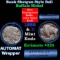 Buffalo Nickel Shotgun Roll in Old Bank Style 'Abbott Coin Counter AutoMat' Wrapper 1936 & D Mint En