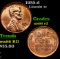 1955-d Lincoln Cent 1c Grades GEM+ Unc RD