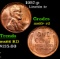 1957-p Lincoln Cent 1c Grades Gem+ Unc RD