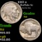 1917-s Buffalo Nickel 5c Grades f, fine