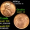 1950-p Lincoln Cent 1c Grades GEM++ RD