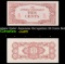 1942 Malaya Under Japanese Occupation 10 Cents Note P: M3B Grades Select CU