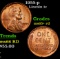 1955-p Lincoln Cent 1c Grades Gem+ Unc RD