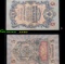 1909 Imperial Russia 5 Ruble Note P: 10B Grades xf+