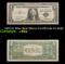 1957 $1 Blue Seal Silver Certificate Fr-1619 Grades vf+
