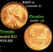 1947-s Lincoln Cent 1c Grades Gem+ Unc RD