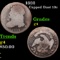 1832 Capped Bust Dime 10c Grades g, good