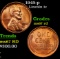 1945-p Lincoln Cent 1c Grades GEM++ Unc RD