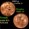 1957-p Lincoln Cent 1c Grades Gem+ Unc RD