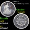 1841-o Seated Liberty Half Dime 1/2 10c Grades vg details